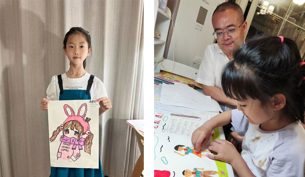 童心向黨 || “西投寶寶”們的親子繪畫作品展來啦！看看你pick哪個！